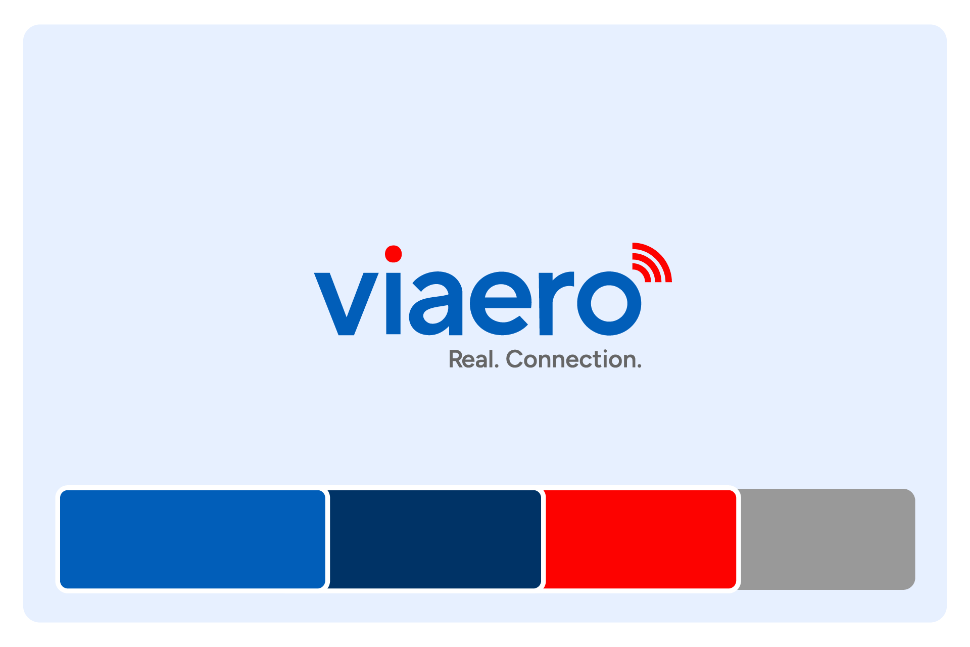 Viaero logo + color palette