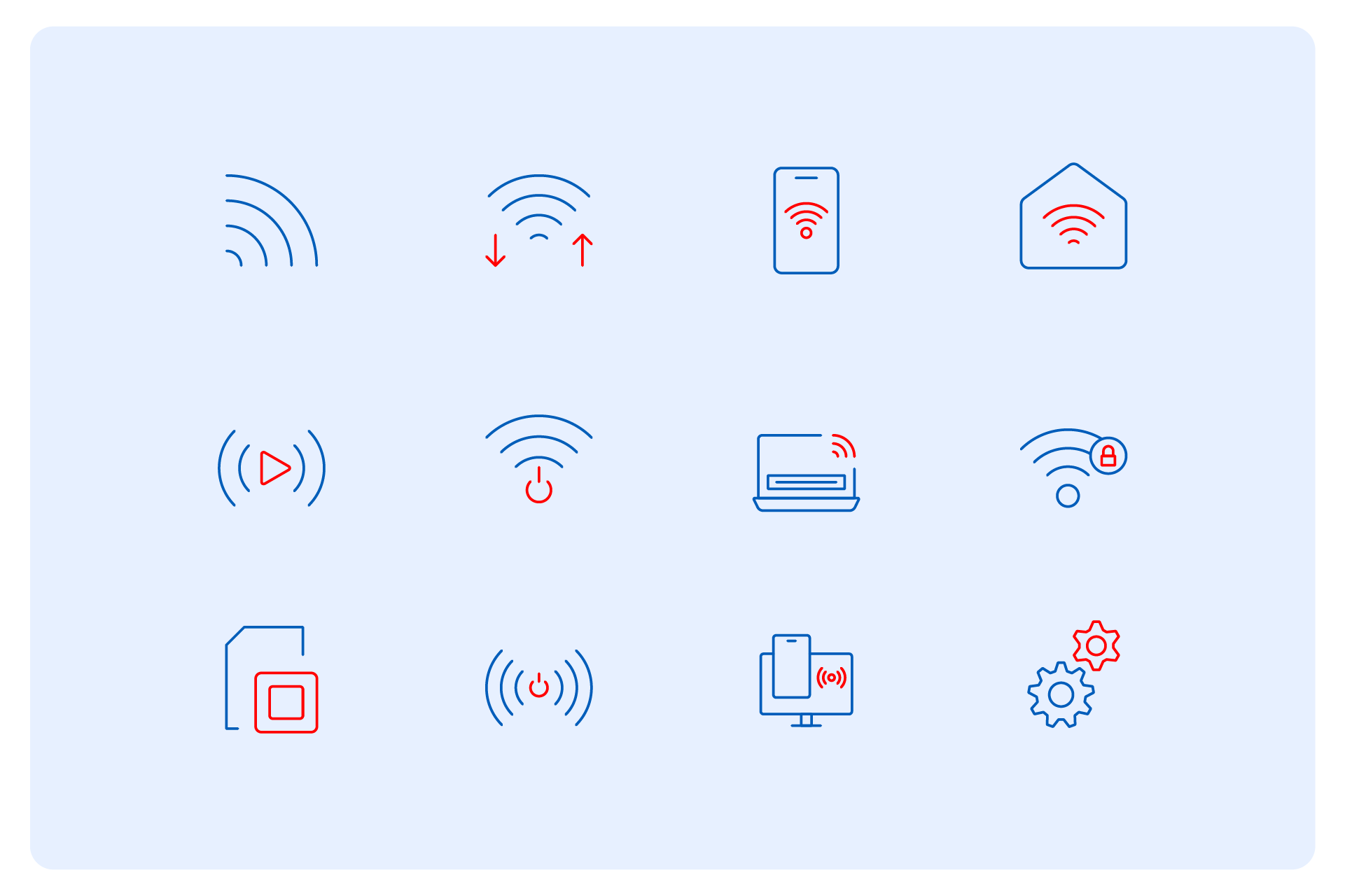 Viaero icons